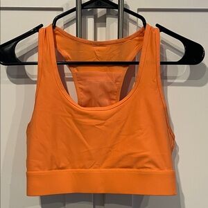Fabletics Vibrant Orange Sports Bra